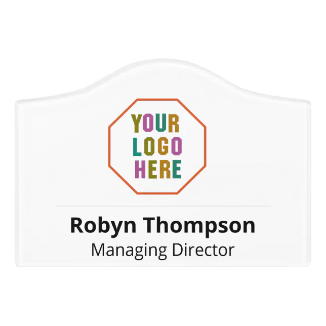 Acrylic Door Plate Office Door Plate With Logo Sign Zazzle acrylic-door-plate-office-door-plate-with-logo-sign-zazzle