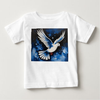 Acrylic Dove of Peace: A Symbol of Harmony Baby T-Shirt