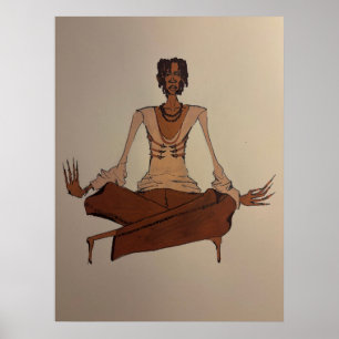 acrylic drawing poster