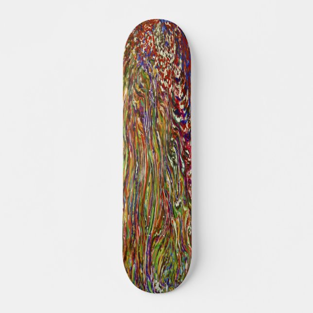 Acrylic Explosion Skateboard Deck (Front)