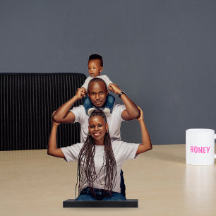 Acrylic Family Photo Statuettes Cutout