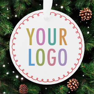 Acrylic Holiday Ornament Custom Logo Personalized