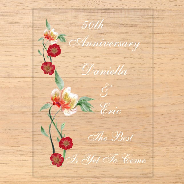 Acrylic invitation  (Front)