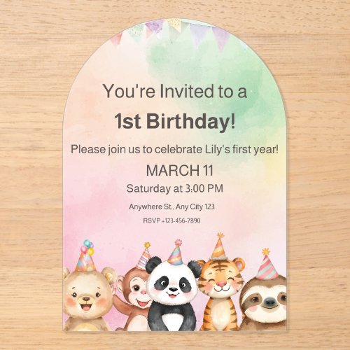 Acrylic Invitation