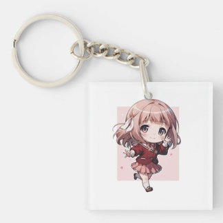 ACRYLIC KEY HOLDER FOR CUTE ANIME CHARACTER KEYCHAIN