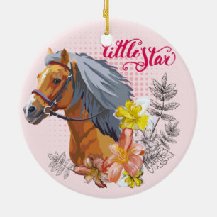 Acrylic Keychain Ceramic Ornament