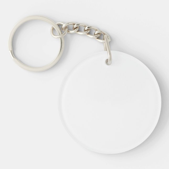 Acrylic Keychain, Circle (double-sided) Keychain (Front)