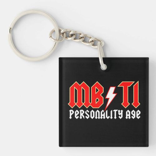 Acrylic Keychain Personality Types Keychain