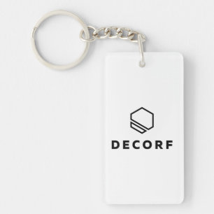 Acrylic Keychain, Rectangle (double-sided) Keychain