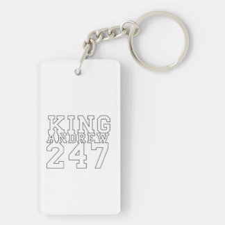 Acrylic Keychain, Rectangle (double-sided) Keychain