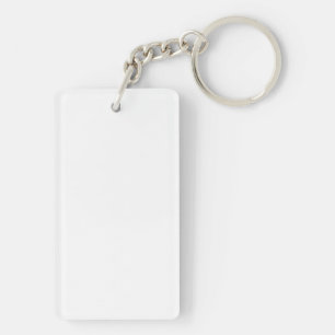 Acrylic Keychain, Rectangle (double-sided) Keychain