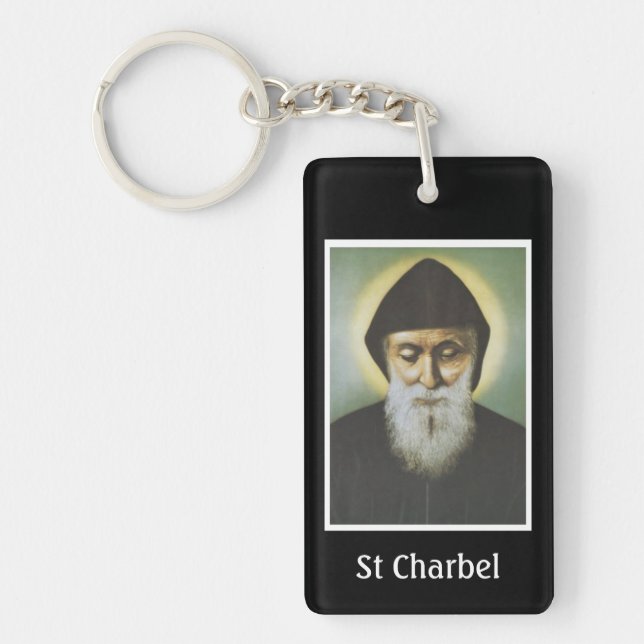 Acrylic Keychain, Rectangle (double-sided) Keychain (Front)