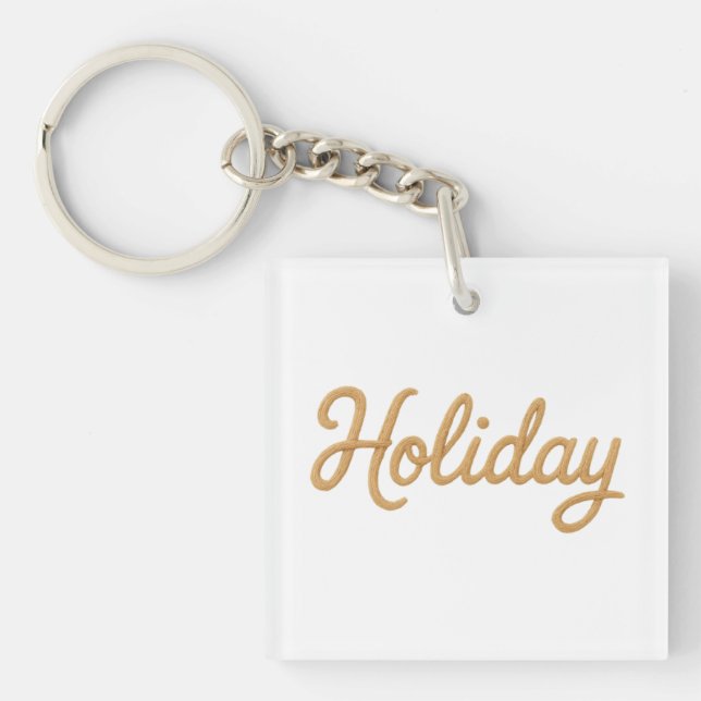 Acrylic Keychain, Square (double-sided) Keychain (Front)