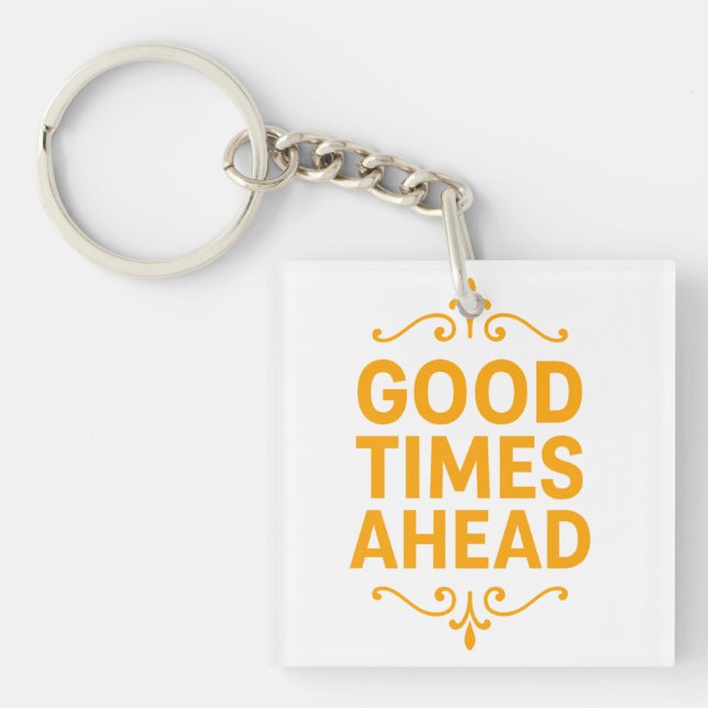 Acrylic Keychain, Square (double-sided) Keychain (Front)