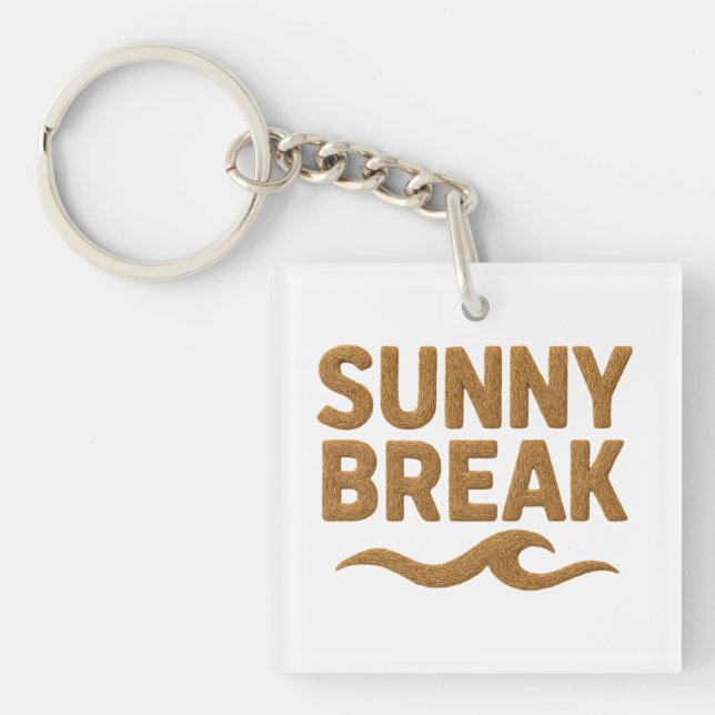 Acrylic Keychain, Square (double-sided) Keychain (Front)