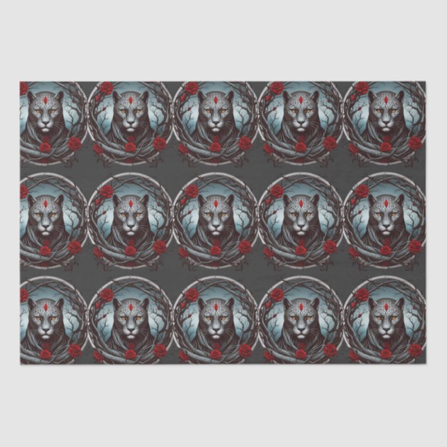 Acrylic Keychain Tissue Paper (Front)