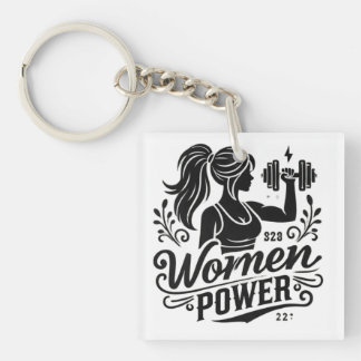 Acrylic Keychain Women Power'