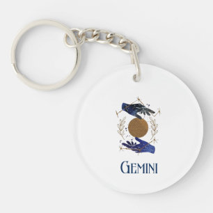Acrylic Keychain-Zodiac Gemini Keychain
