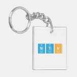 Nitin  Acrylic Keychains