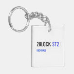 2Block  Acrylic Keychains