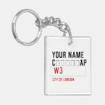 Your Name  C̶̲̥̅̊ãP̶̲̥̅̊t̶̲̥̅̊âíń   Acrylic Keychains