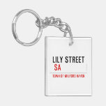 Lily STREET   Acrylic Keychains