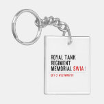 royal tank regiment memorial  Acrylic Keychains
