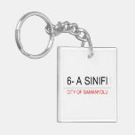 6- A SINIFI  Acrylic Keychains