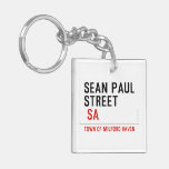 Sean paul STREET   Acrylic Keychains