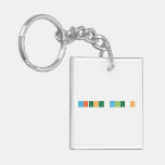 Science Rule s  Acrylic Keychains