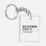 New Cavendish  Street  Acrylic Keychains
