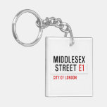 MIDDLESEX  STREET  Acrylic Keychains
