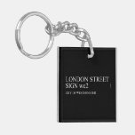 LONDON STREET SIGN  Acrylic Keychains