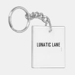 Lunatic Lane   Acrylic Keychains