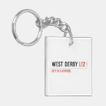 west derby  Acrylic Keychains