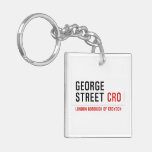 George  Street  Acrylic Keychains