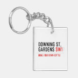 Downing St,  Gardens  Acrylic Keychains