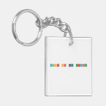 color of nano particles
   Acrylic Keychains