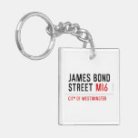 JAMES BOND STREET  Acrylic Keychains