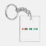 BROKE THE RULES  Acrylic Keychains