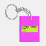 Khanyisile Tshabalala Street  Acrylic Keychains