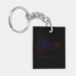 Halo Street  Acrylic Keychains