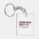 LONDON SOKAK İŞARETİ  Acrylic Keychains