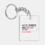145 St. George's Road  Acrylic Keychains