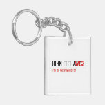 John ❤️ Aey  Acrylic Keychains