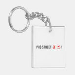 PRO STREET  Acrylic Keychains