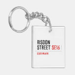 RISDON STREET  Acrylic Keychains