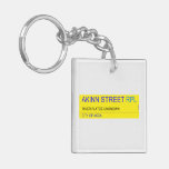 Akinn Street  Acrylic Keychains