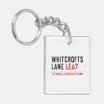 whitcrofts  lane  Acrylic Keychains