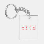 Wyeth  Acrylic Keychains